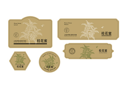 蜂蜜-桂花蜜黄牛皮.ai